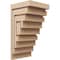 Ekena Millwork 9"W x 9"D x 18"H Wide Landon Rough Cedar Woodgrain TimberThane Corbel, Primed Tan CORUR09X09X18LANRCPR - alternate 1